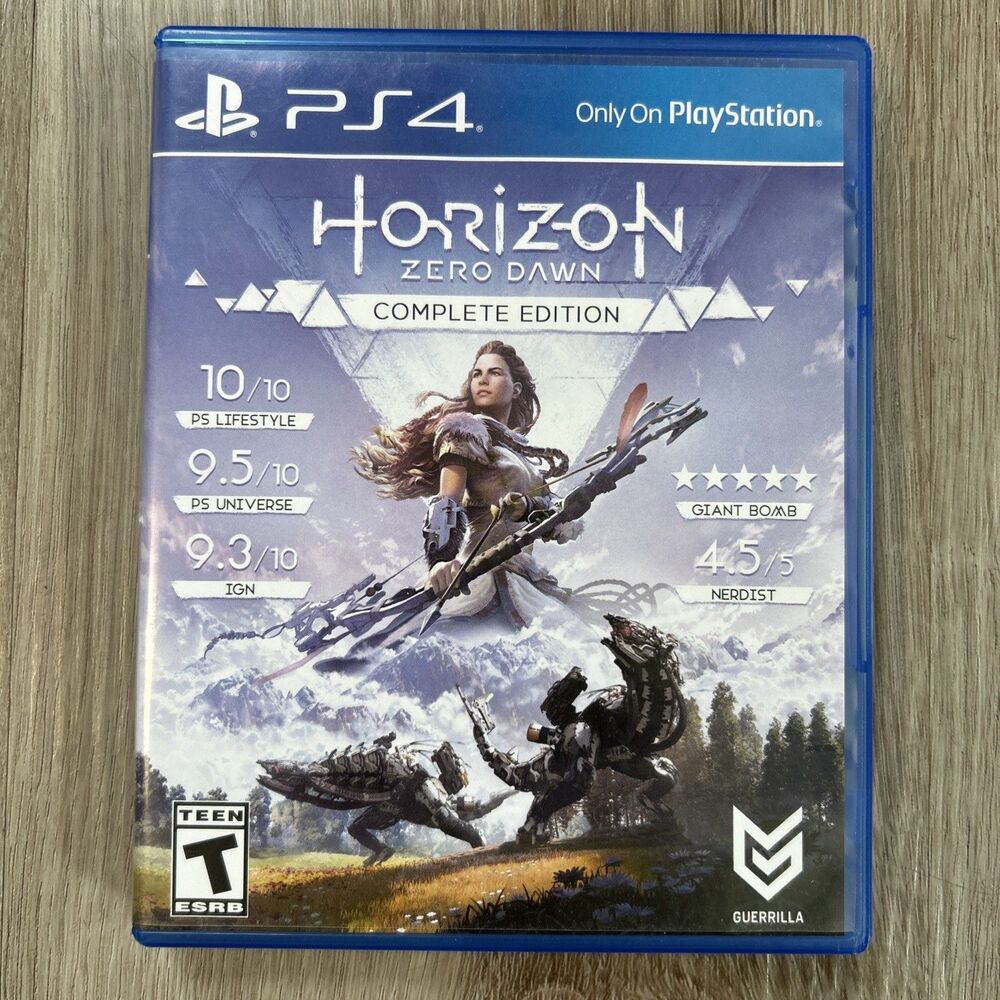 Horizon Zero Dawn Complete Edition Sony PlayStation 4 PS4 Game CIB Tested Works
